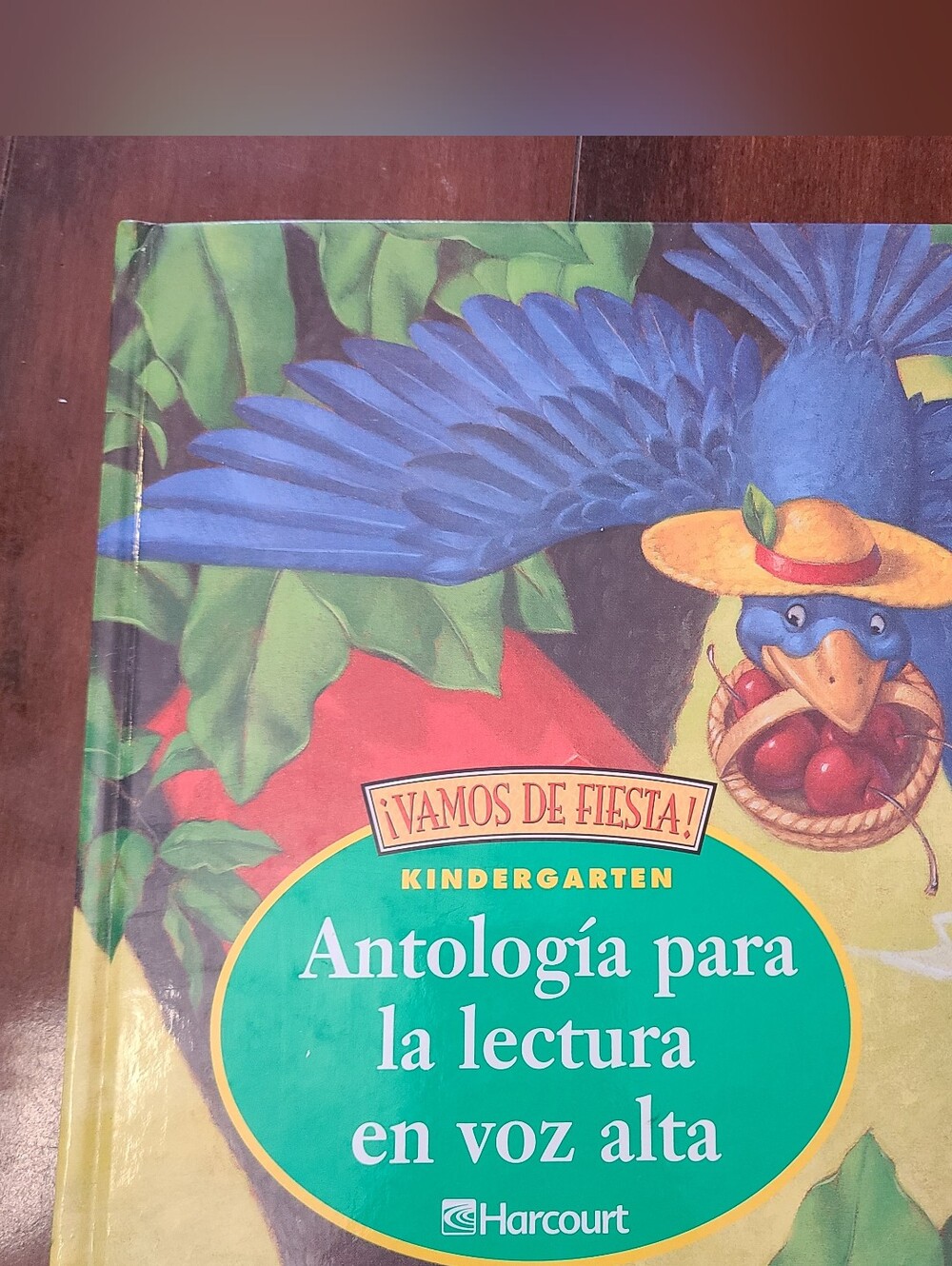 Vamos de Fiesta Antologia Lectura en Voz Alta 1994 Harcourt Spanish Textbook HC